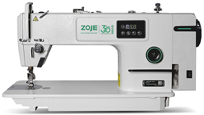 MAQUINA DE COSER PUNTADA RECTA ZOJE A6000P-D-G CORTAHILOS 5mm